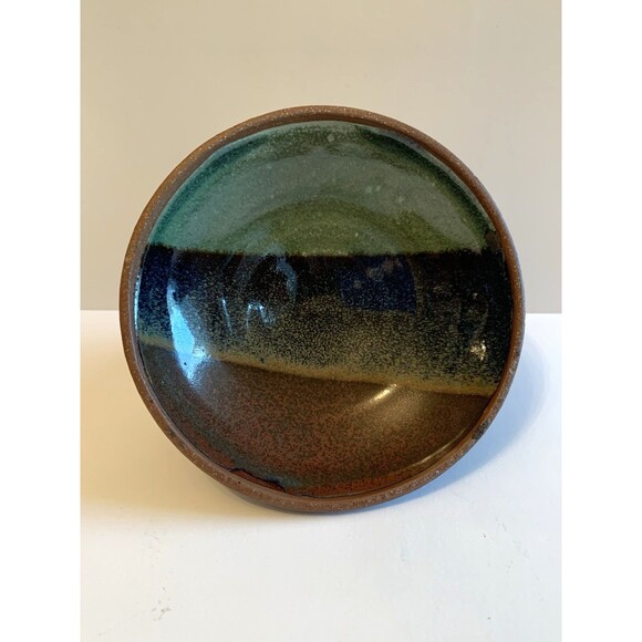 Mudworks USA Pottery Ceramic Jar Cannister Garlic Storage Curly Circle Lid Vents - Picture 9 of 11